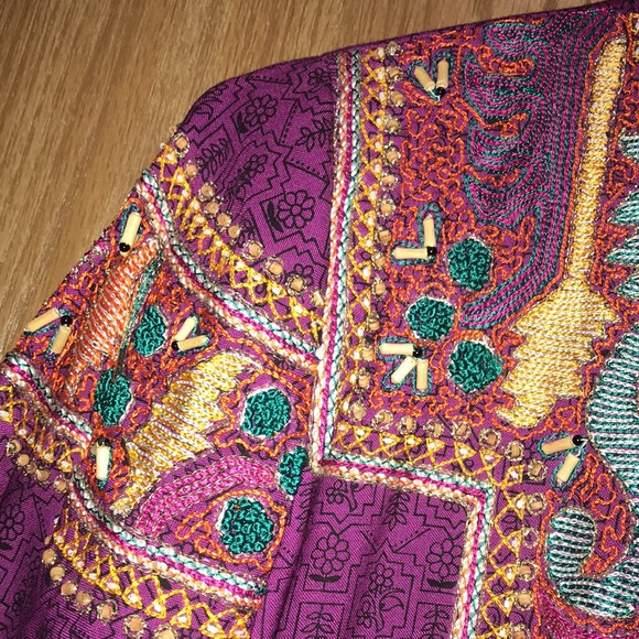 Benzer 36 Beaded Embroidered Kurta Vibrant - Picture 8 of 16